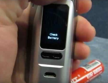 vape bị check battery