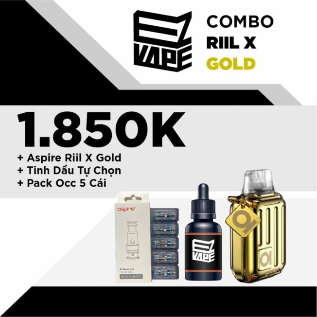 Aspire Riil X Gold Juice Bat ki Pack OCC