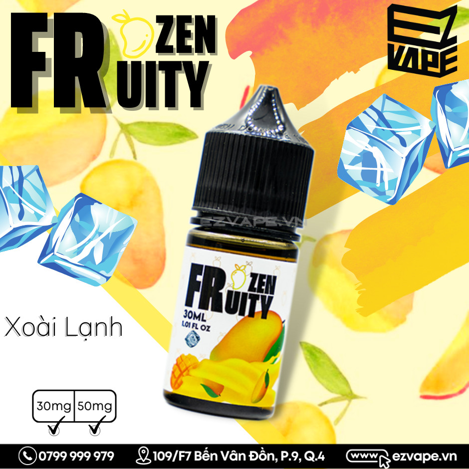 Frozen Fruity Iced Sweet Mango Salt Nic