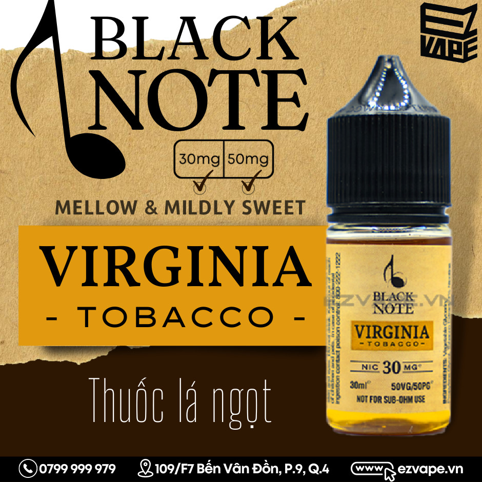 Black Note Virginia Tobacco