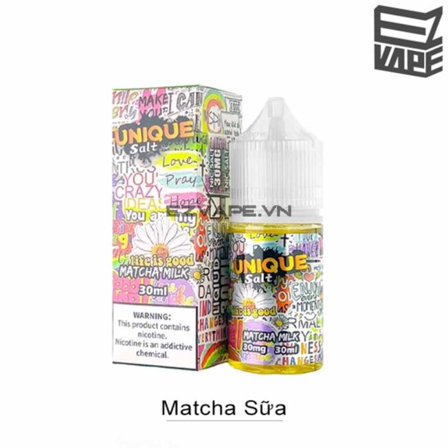 Unique Matcha Milk Salt Nic 30ml