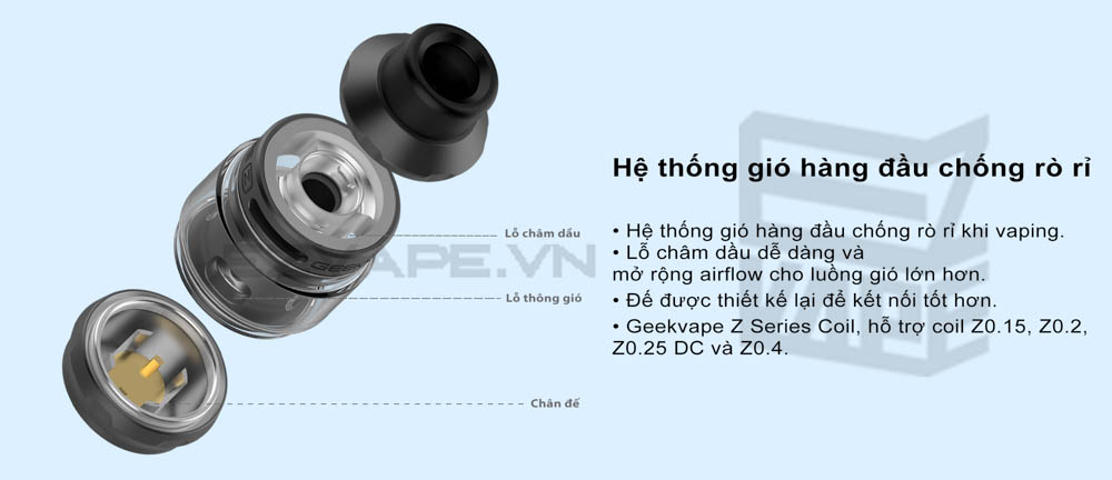 Airflow Geekvape Aegis Solo 2 S100 100W Kit