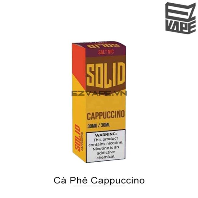 Solid Cappuccino Salt Nic 30ml