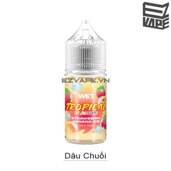 Wet Tropical Fusion Strawberry Banana Ice Salt Nic 30ml