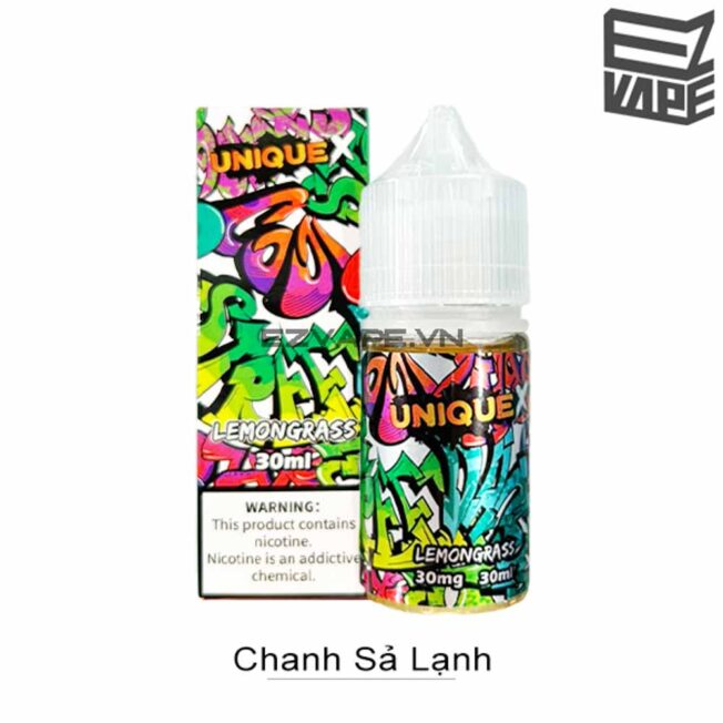 Unique X Lemongrass Salt Nic 30ml