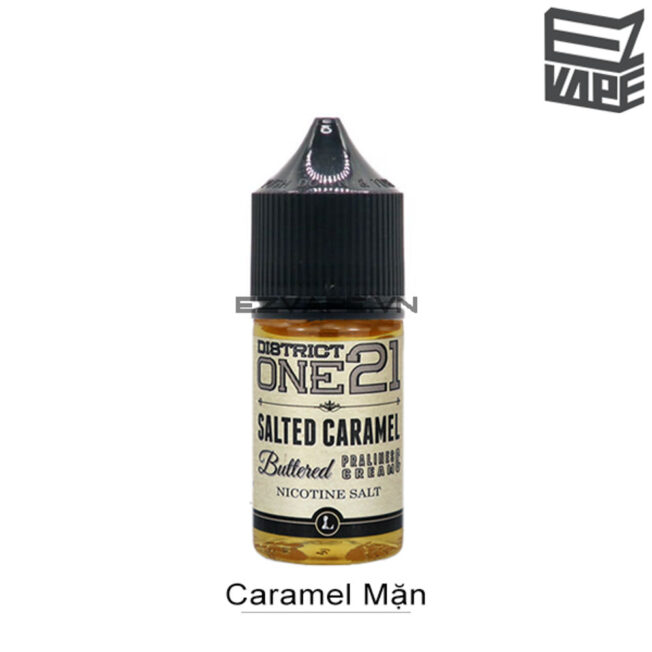 District One 21 Salted Caramel Salt Nic 30ml