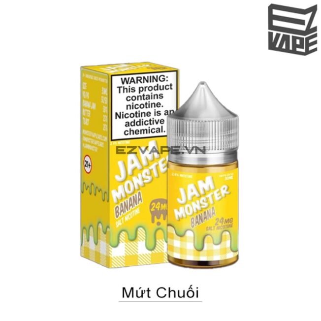 Jam Monser Banana Salt Nic 30ml