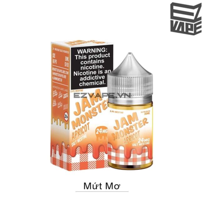 Jam Monster Apricot Salt Nic 30ml