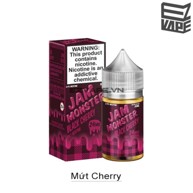 Jam Monster Black Cherry Salt Nic 30ml