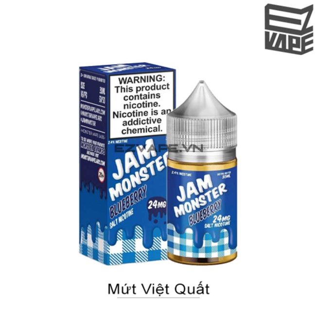 Jam Monster Blueberry Salt Nic 30ml