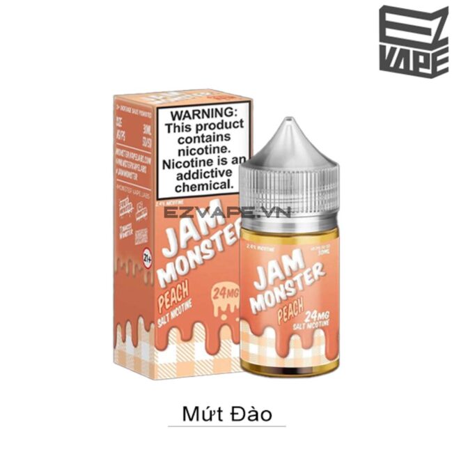 Jam Monster Peach Salt Nic 30ml