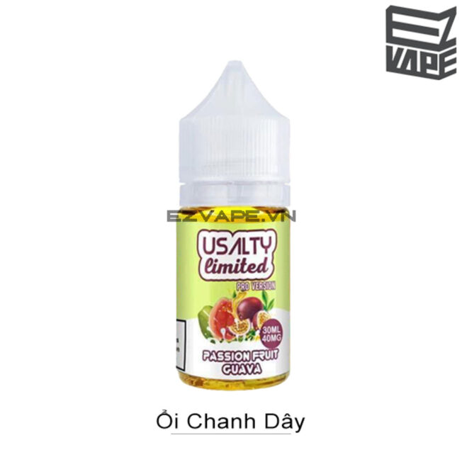 Usalty Limited Passion Fruit Guava Salt Nic 30ml