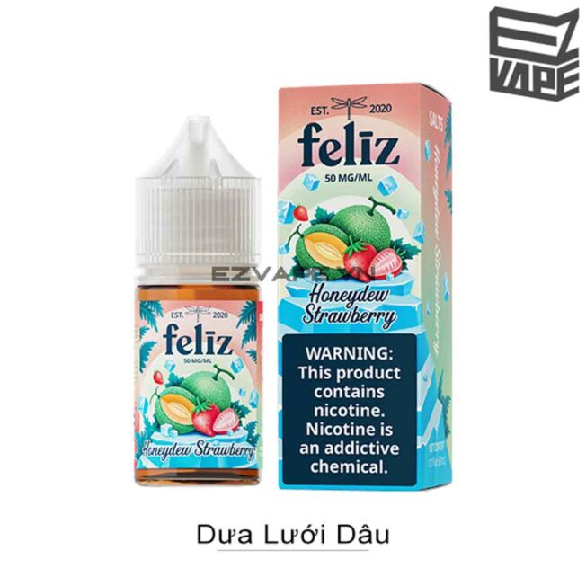 Feliz Honeydew Strawberry Salt Nic 30ml