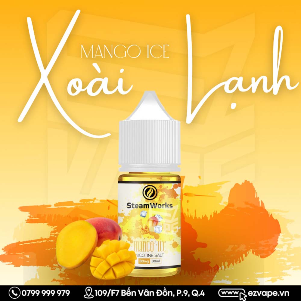 Steamworks Mango Ice Salt Nic 30ml